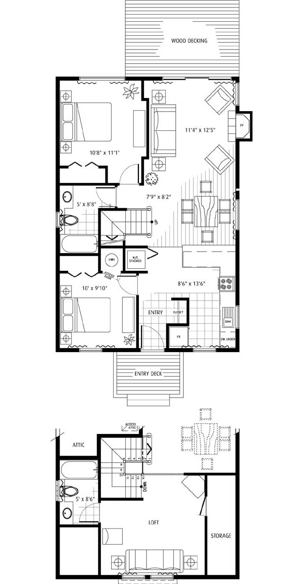 Cedarview Cottage Floor Plan